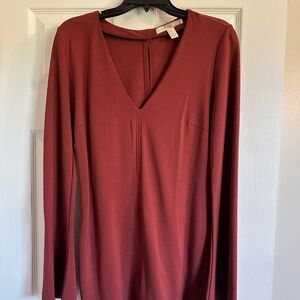 Rust color Forever 21 dress size medium flared sleeve